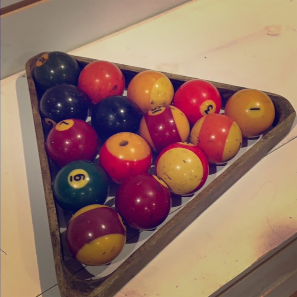 Antique Pool Balls